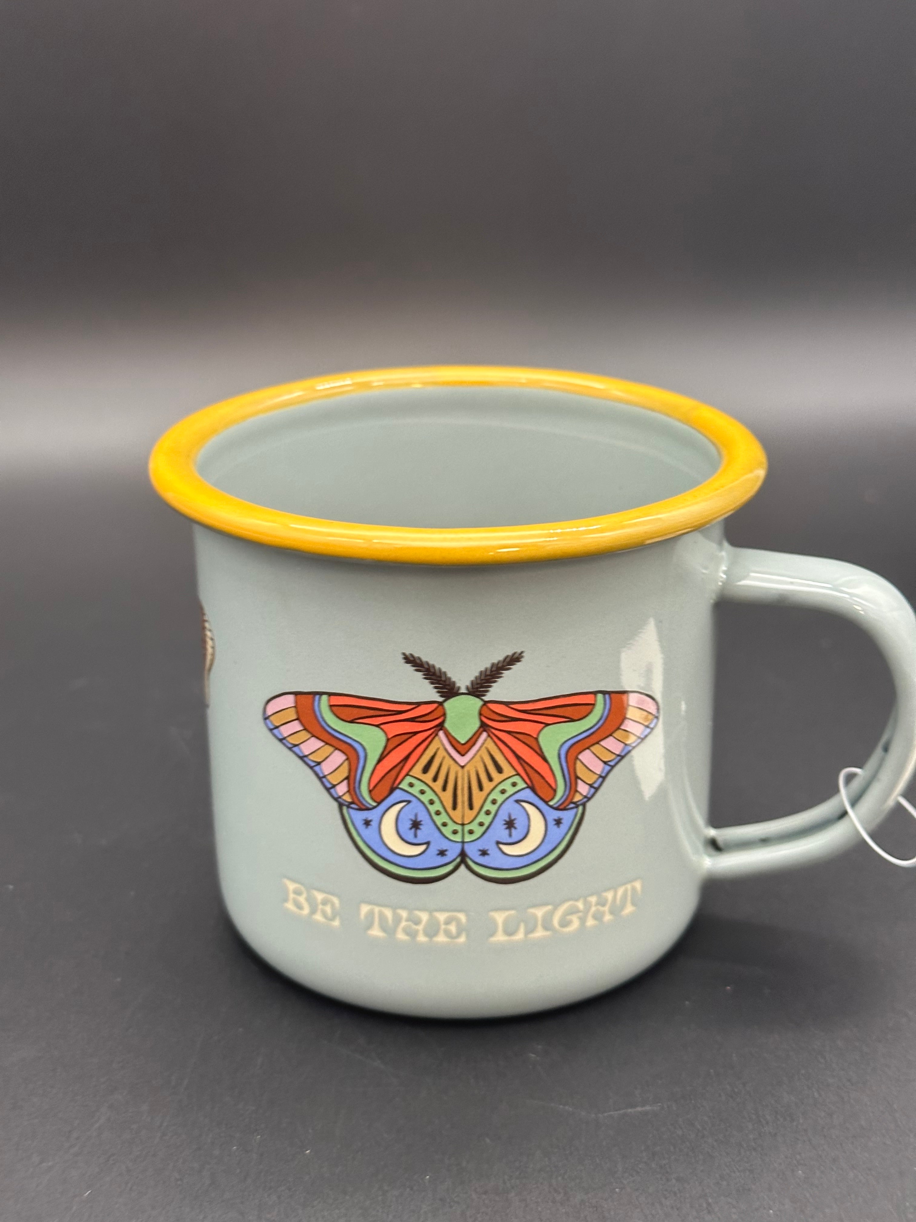 Be the light Enamel Mug