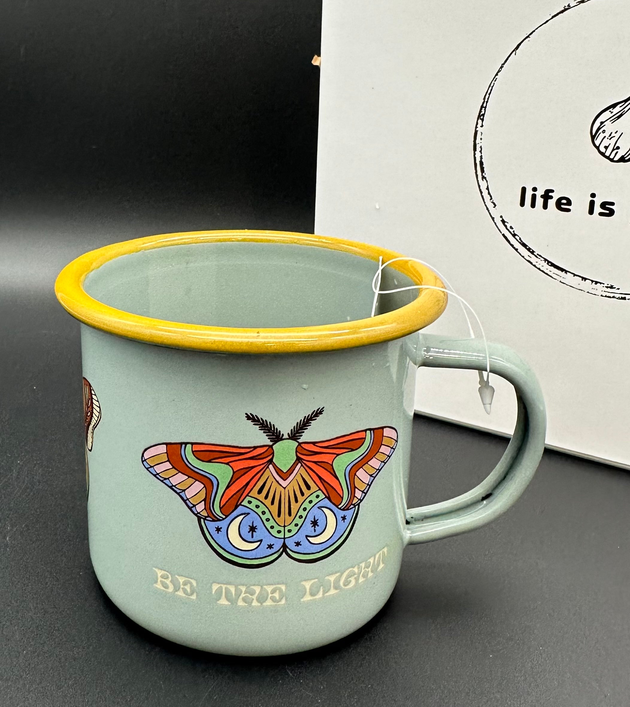 Be the light Enamel Mug