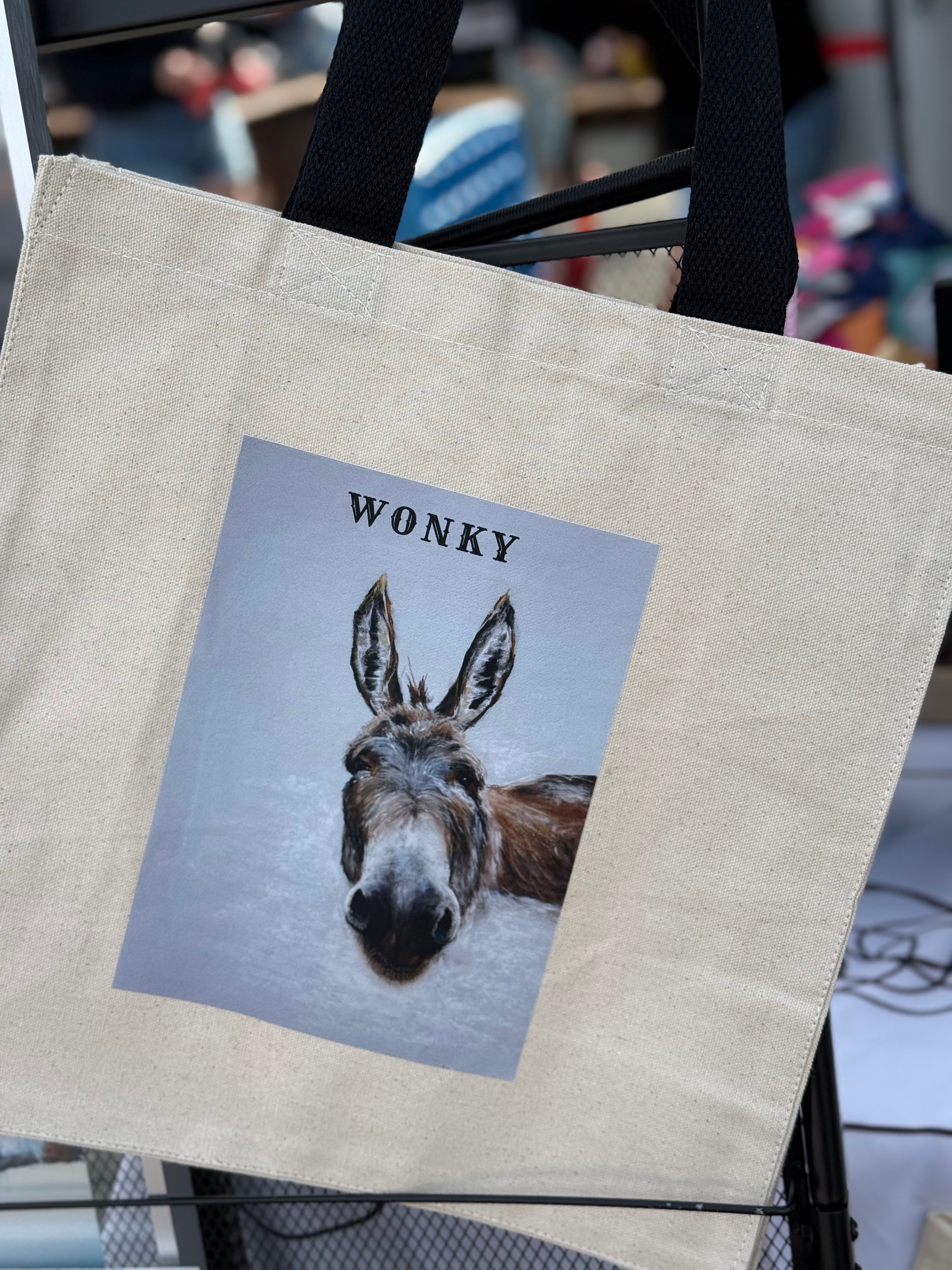 Canvas Tote With Art Print