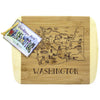 A Slice of Life - Cutting & Serving Board featuring Washington State