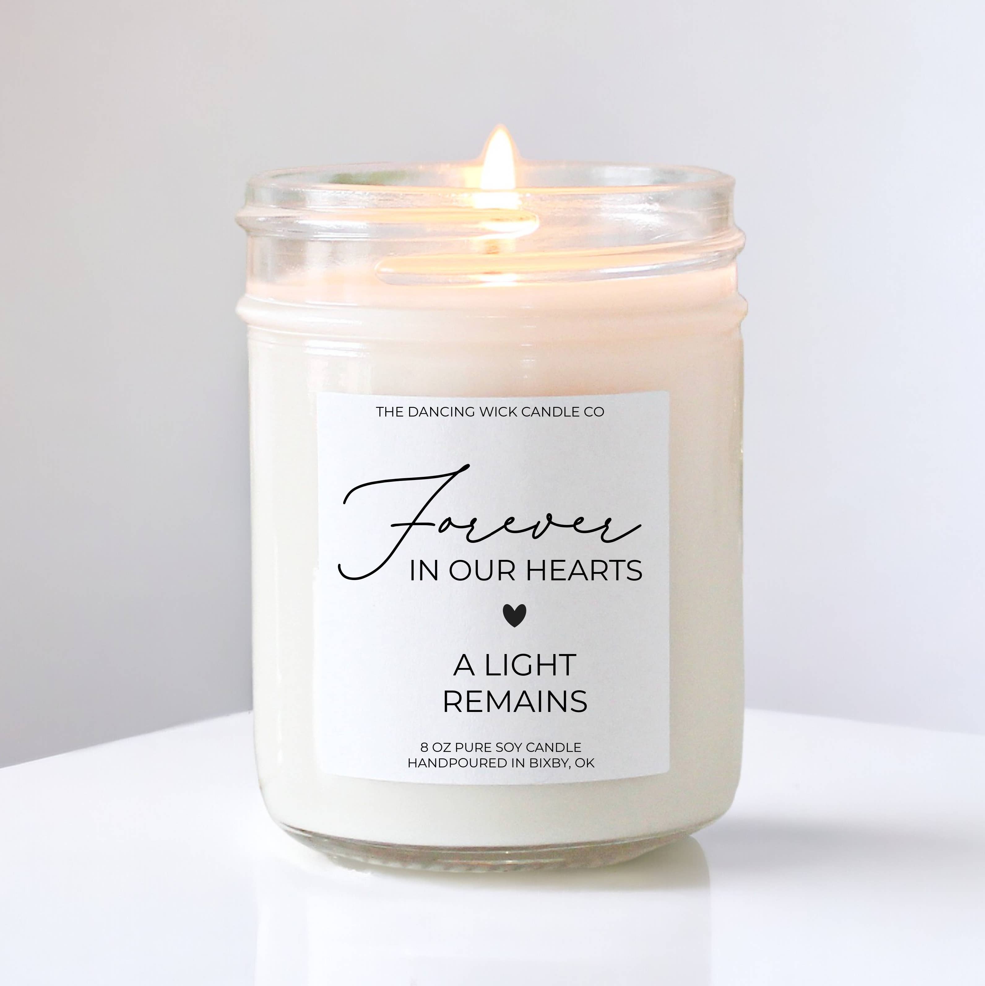 Memorial Gift Candle / Lavender Vanilla Scent