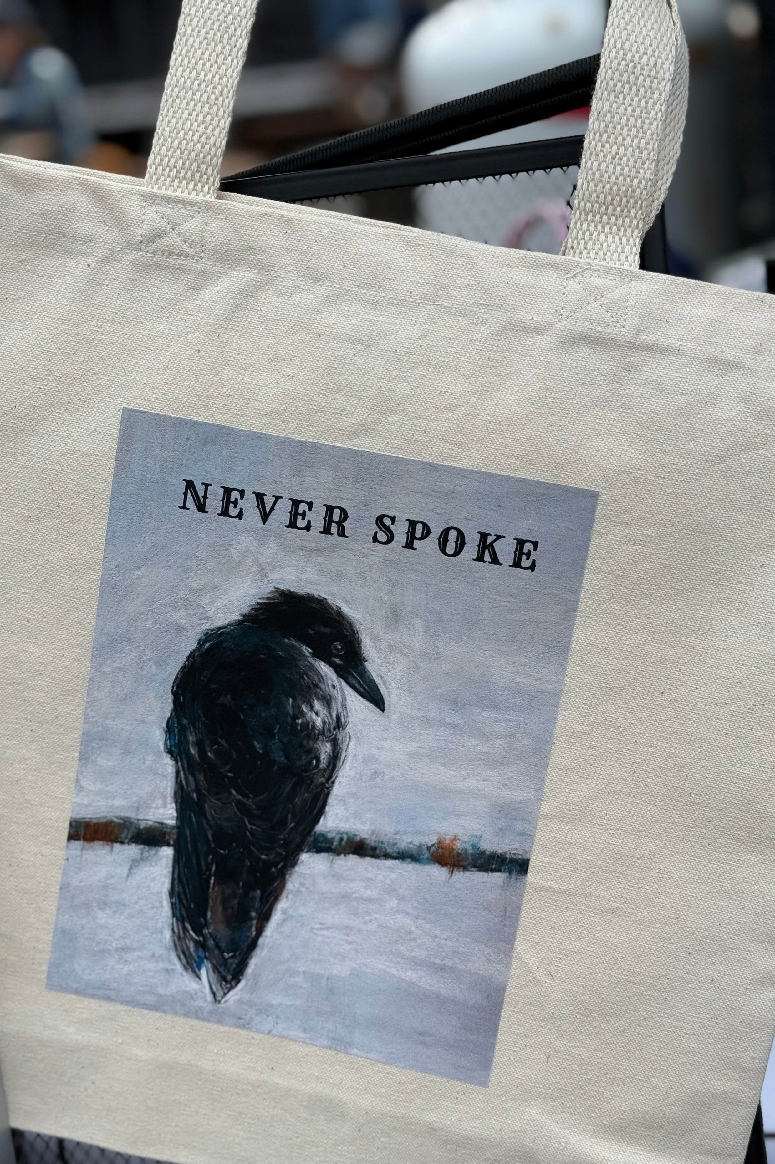 Canvas Tote With Art Print