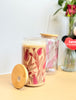 Tulip Whisper Glass Tumbler with Bamboo Lid