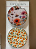 Customizable Ceramic Car Coaster Set – Functional Art for Your Car Cup Holder