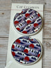 Customizable Ceramic Car Coaster Set – Functional Art for Your Car Cup Holder