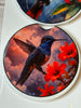 Customizable Ceramic Car Coaster Set – Functional Art for Your Car Cup Holder