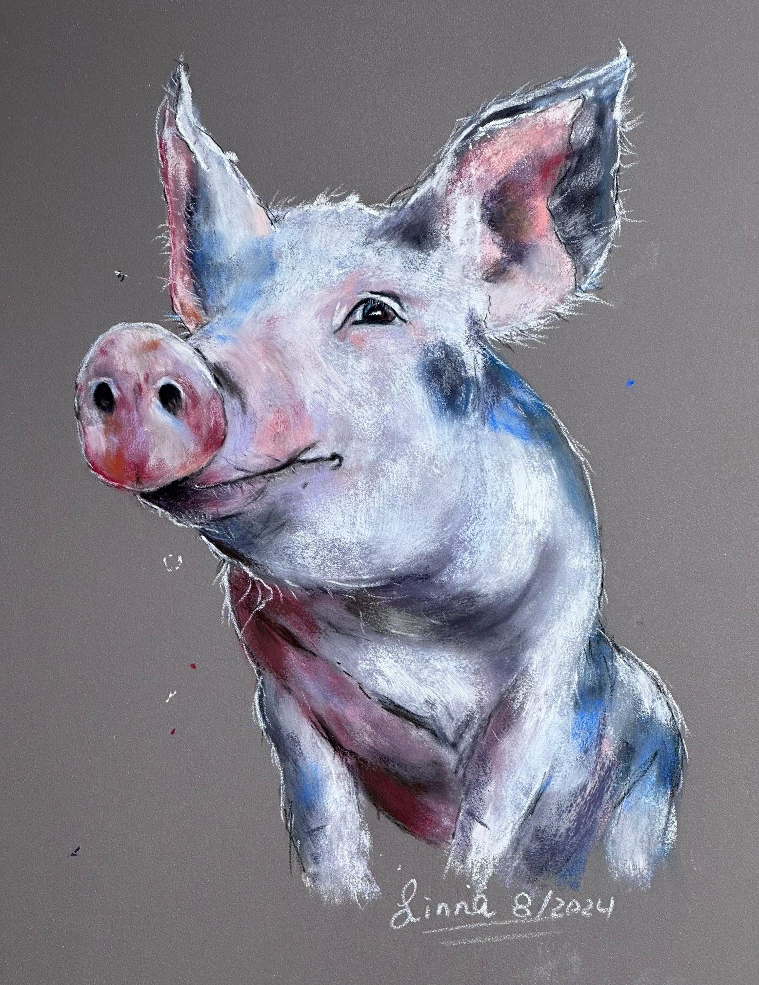 The Gentle Smile – 8x10 Art Print (Matted)