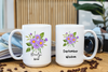 Personalized Birth Month Flower Language Mug