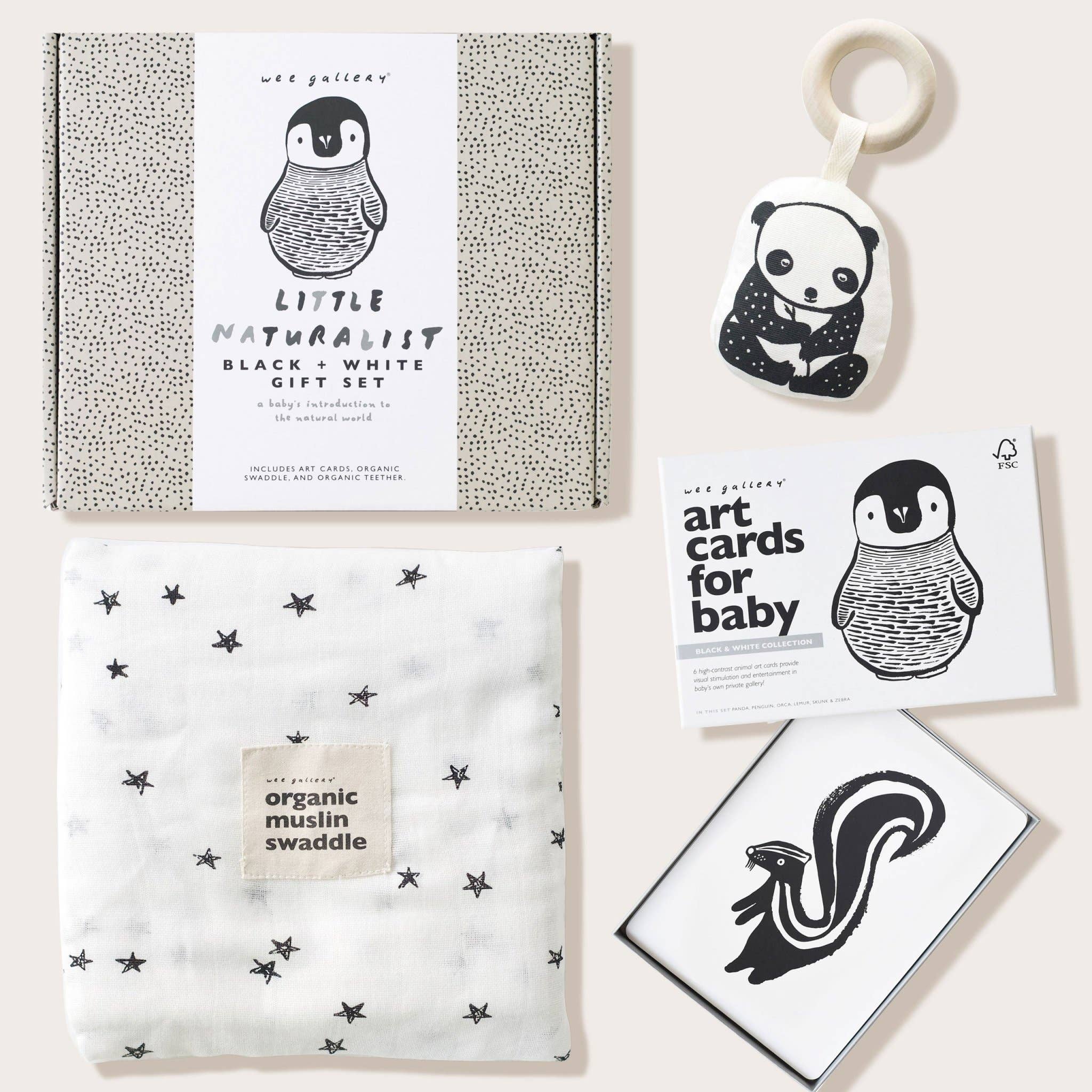 Little Naturalist Gift Box - Black + White